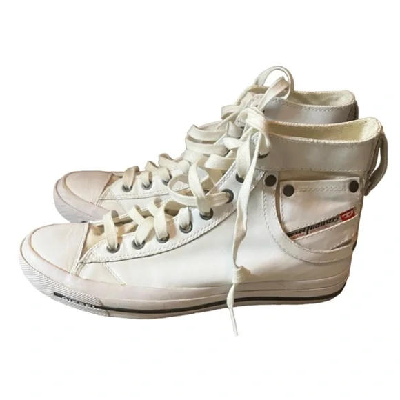 Diesel | Shoes | Diesel Industry Denim Division White  display picture 3